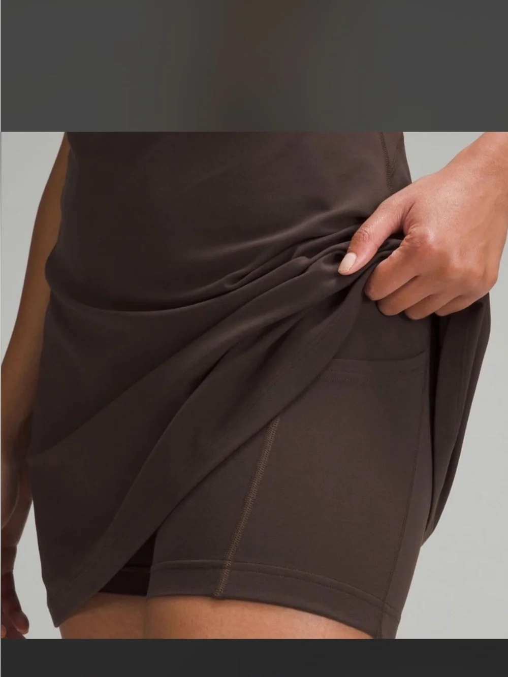 Lululemon Align dress in espresso (size 8)